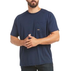 Ariat Rebar Heat Fighter Short Sleeve T-Shirt - Navy