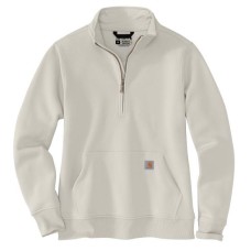 Carhartt Women's 105295 - Quarter Zip Mock Neck Sweatshirt