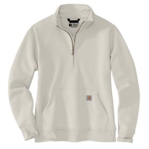 Carhartt Women's 105295 - Quarter Zip Mock Neck Sweatshirt