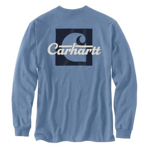 Carhartt 106040 - Long-Sleeve Script Graphic T-Shirt