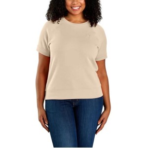 Carhartt Women's 106291 - French Terry Short-Sleeve Sweatshirt