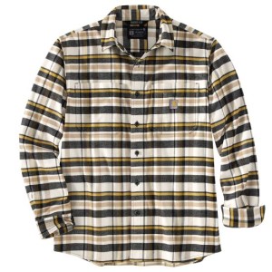 Carhartt 106352 - Midweight Flannel Long-Sleeve Plaid Shirt