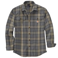 Carhartt 106356 - Heavyweight Flannel Shirt - Gray