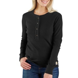 Carhartt Women's 106480 - Fiber Series Long-Sleeve Ribbed Henley