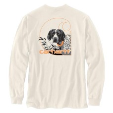 Carhartt 106922 - Long-Sleeve Pocket Dog Graphic T-Shirt