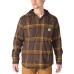 Carhartt 107011 - Rugged Flex Flannel Fleece Lined Hooded Shirt Jacket
