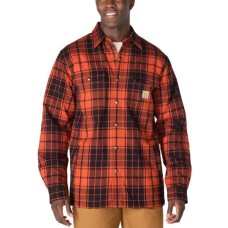 Carhartt Flannel Sherpa-Lined Shirt Jacket