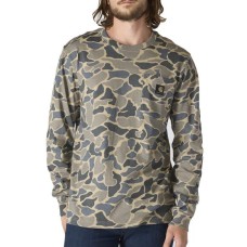 Carhartt 107043 - Long-Sleeve Pocket Camo Logo Graphic T-Shirt