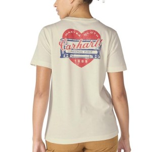 Carhartt Women's Irvine Relaxed Heritage Heart T-Shirt