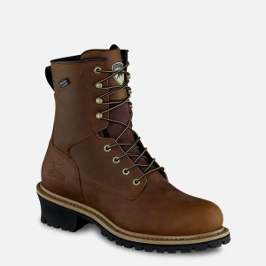 Irish Setter Mesabi 8" Safety Toe Logger Work Boot