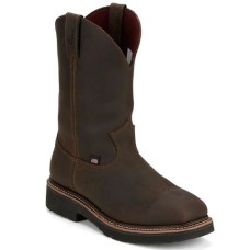Justin Billings 11" Steel Toe Waterproof Pull-On Work Boot