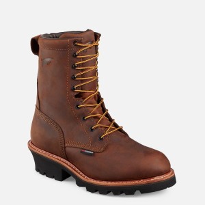 Red Wing Loggermax 9" Waterproof Insulated Comp Toe Work Boot