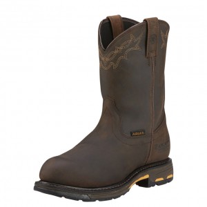 Ariat WorkHog Pull On Composite Toe Waterproof Wellington Work Boot