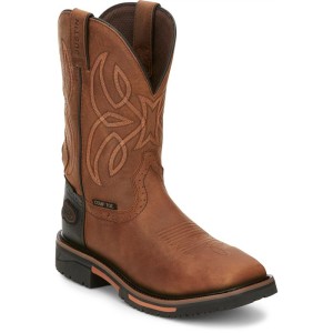 Justin Dallen Waterproof Comp Toe Western Work Boot